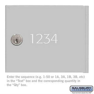 Salsbury Industries 3668 Custom Door Engraving