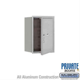 Salsbury Industries 3706S-1PAFP-1P-FP 4C Horizontal Mailbox 6 Door High Front Loading Private Access Aluminum