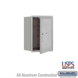 Salsbury Industries 3706S-1PAFU-1P-FU 4C Horizontal Mailbox 6 Door High Front Loading USPS Access Aluminum