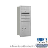 Salsbury Industries 3710S-03ARP-03-RP 4C Horizontal Mailbox 10 Door High Rear Loading Private Access Aluminum