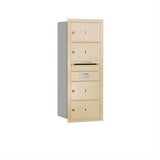 Salsbury Industries 3710S-04SRU-04-RU 4C Horizontal Mailbox 10 Door High Rear Loading USPS Access Sandstone