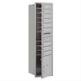 Salsbury Industries 3716S-09AFU-09-FU 4C Horizontal Maximum Height Mailbox Front Loading USPS Access Aluminum