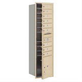 Salsbury Industries 3716S-09SFU-09-FU 4C Horizontal Maximum Height Mailbox Front Loading USPS Access Sandstone