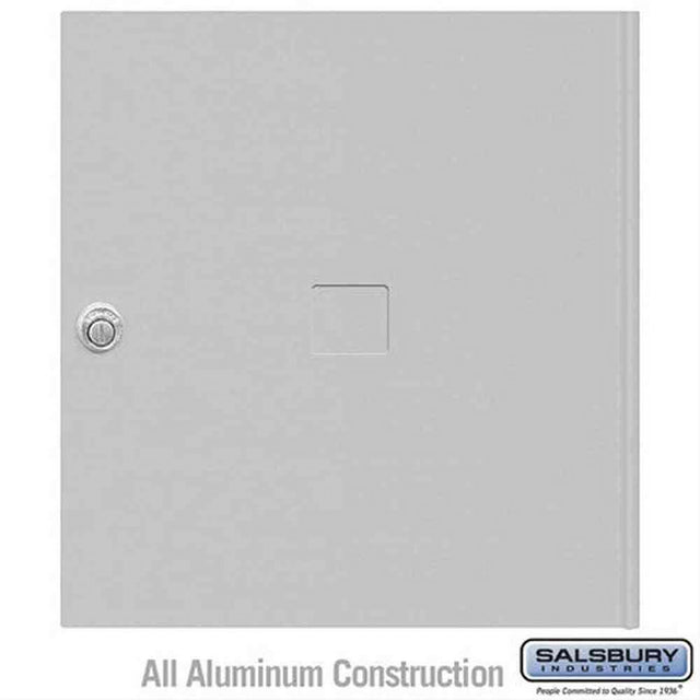 Salsbury Industries 3754ALM 3754 Replacement Door and Lock Standard MB4 Size for 4C Horizontal Mailbox Aluminum
