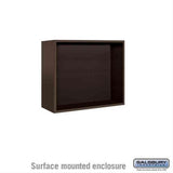 Salsbury Industries 3806D-BRZ Surface Mounted Enclosure for 3706 Double Column Bronze