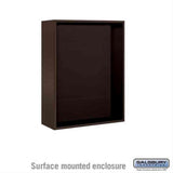 Salsbury Industries 3810D-BRZ Surface Mounted Enclosure for 3710 Double Column Bronze
