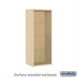 Salsbury Industries 3810S-SAN Surface Mounted Enclosure for 3710 Single Column Sandstone