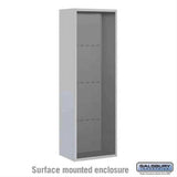 Salsbury Industries 3811S-ALM Surface Mounted Enclosure for 3711 Single Column Aluminum
