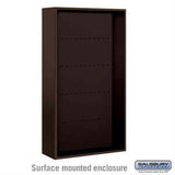 Salsbury Industries 3816D-BRZ Surface Mounted Enclosure for 3716 Double Column Bronze