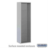 Salsbury Industries 3816S-ALM Surface Mounted Enclosure for 3716 Single Column Aluminum