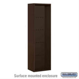 Salsbury Industries 3816S-BRZ Surface Mounted Enclosure for 3716 Single Column Bronze