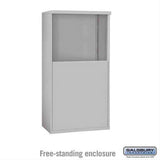 Salsbury Industries 3906D-ALM Free Standing Enclosure for 3706 Double Column Aluminum
