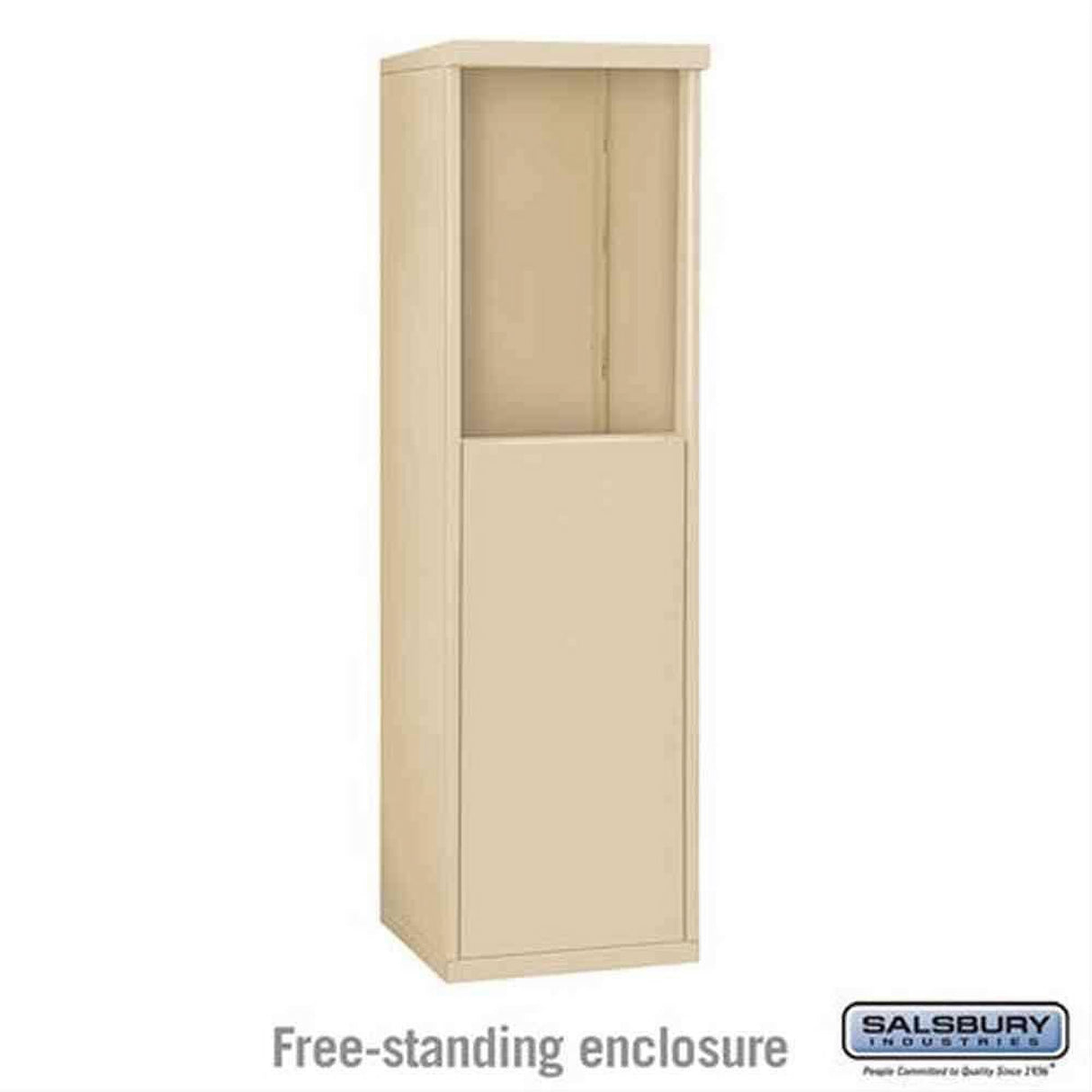 Salsbury Industries 3906S-SAN Free Standing Enclosure for 3706 Single Column Sandstone
