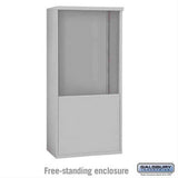 Salsbury Industries 3910D-ALM Free Standing Enclosure for 3710 Double Column Aluminum