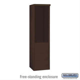 Salsbury Industries 3910S-BRZ Free Standing Enclosure for 3710 Single Column Bronze