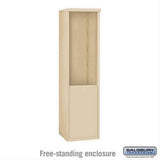 Salsbury Industries 3910S-SAN Free Standing Enclosure for 3710 Single Column Sandstone
