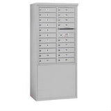 Salsbury Industries 3911D-20AFU-20 Free-Standing 4C Horizontal Mailbox Aluminum