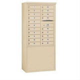 Salsbury Industries 3911D-20SFU-20 Free-Standing 4C Horizontal Mailbox Sandstone