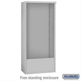 Salsbury Industries 3916D-ALM Free Standing Enclosure for 3716 Double Column Aluminum