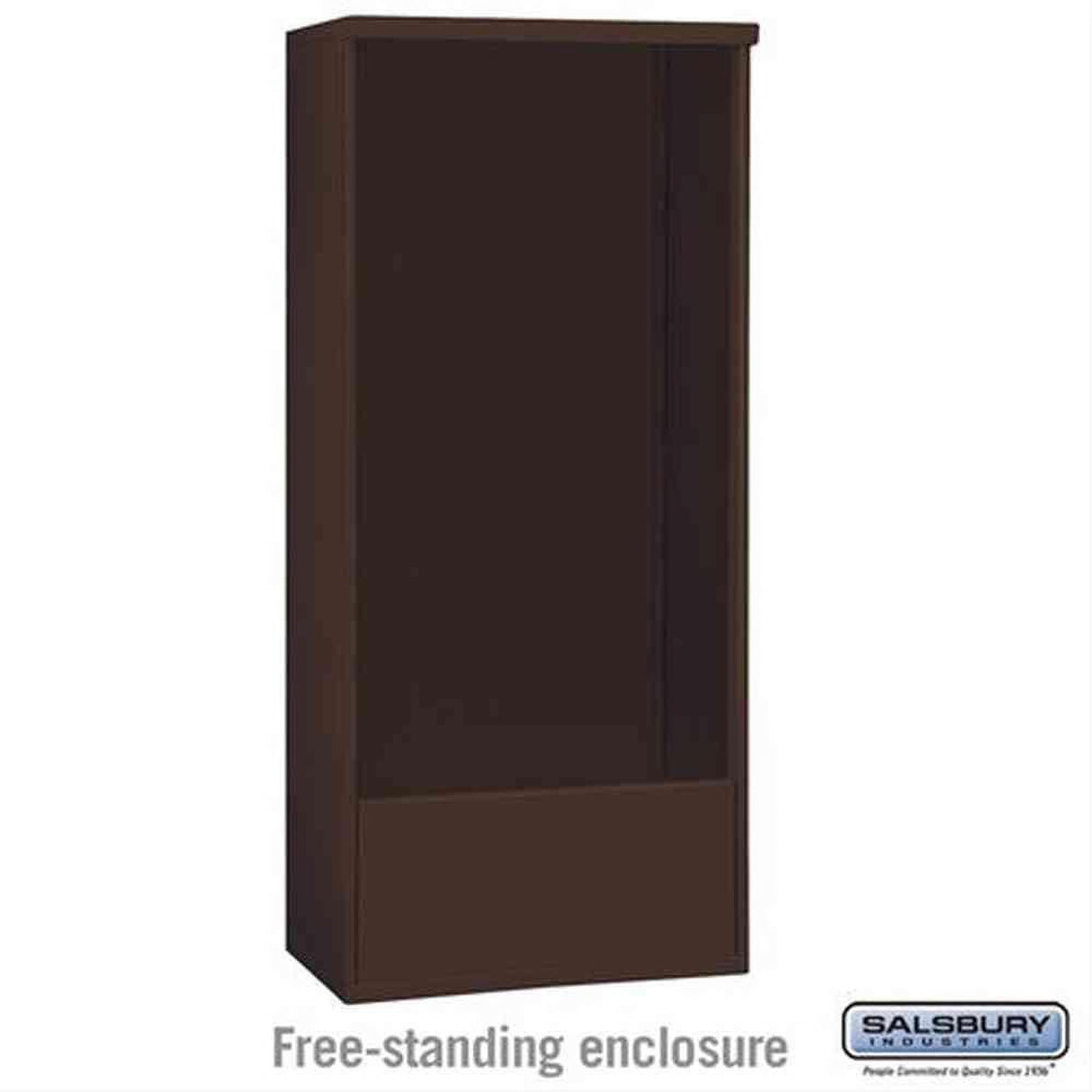 Salsbury Industries 3916D-BRZ Free Standing Enclosure for 3716 Double Column Bronze