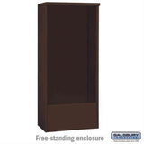 Salsbury Industries 3916D-BRZ Free Standing Enclosure for 3716 Double Column Bronze