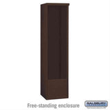 Salsbury Industries 3916S-BRZ Free Standing Enclosure for 3716 Single Column Bronze