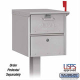 Salsbury Industries 4325SLV 4325 Roadside Mailbox Silver