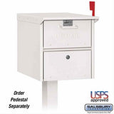 Salsbury Industries 4325WHT 4325 Roadside Mailbox White