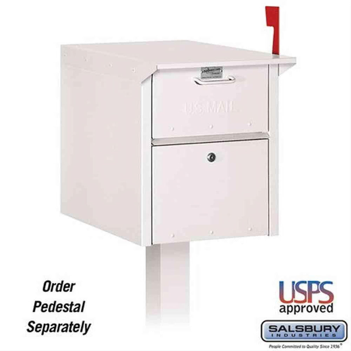 Salsbury Industries 4350WHT 4350 Mail Chest White