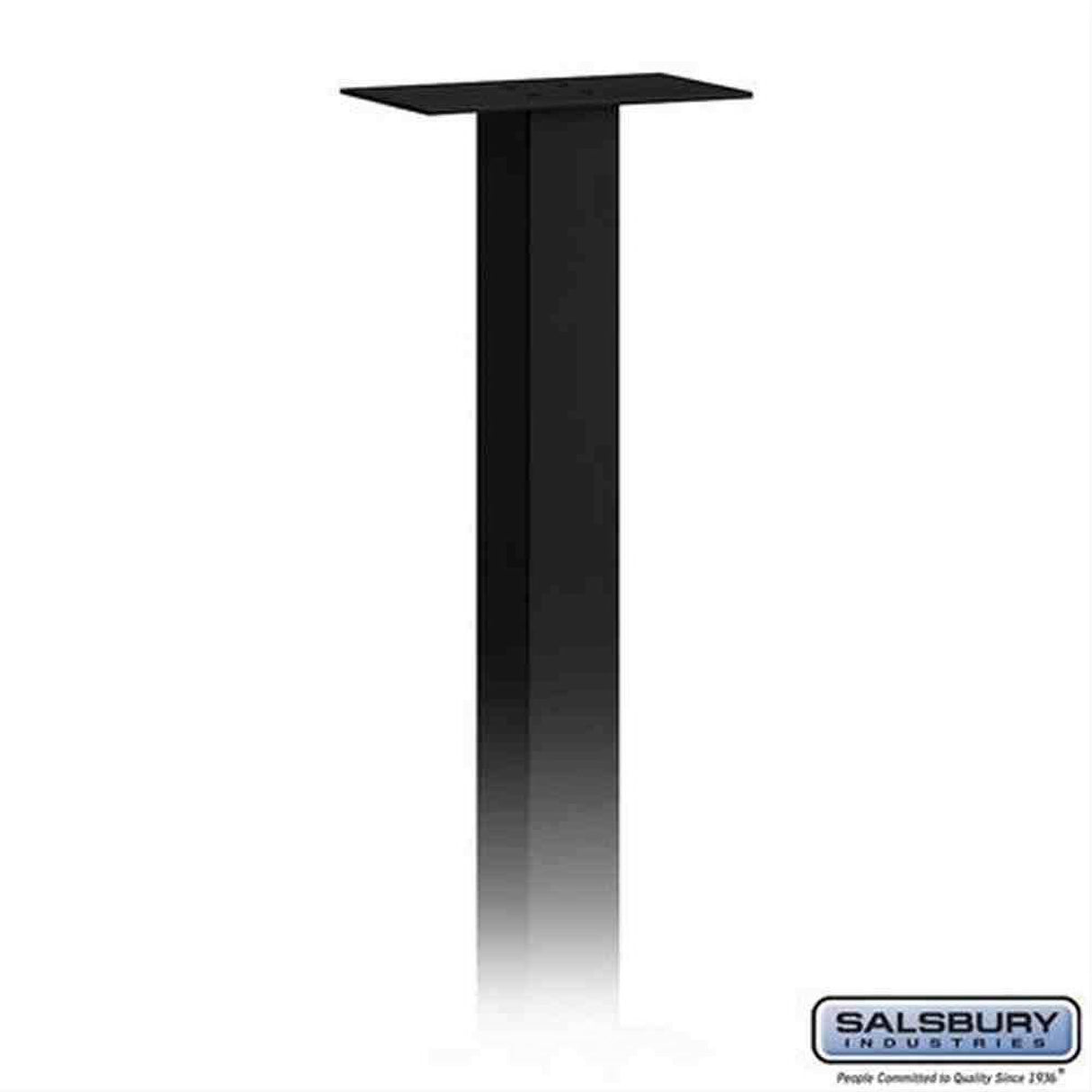 Salsbury Industries 4795BLK 4795 Mail House Post In Ground Mounted Black