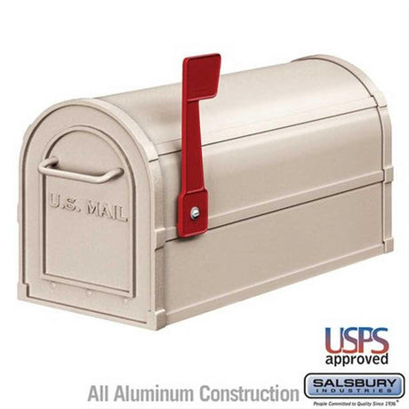 Salsbury Industries 4850BGE 4850 Heavy Duty Rural Mailbox Beige