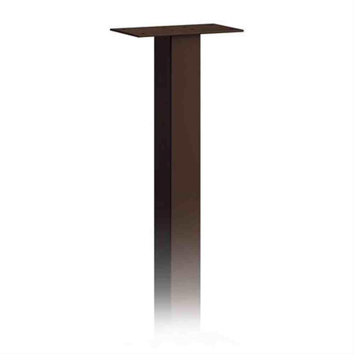 Salsbury Industries 4895BRZ 4895 Standard Mailbox Post In Ground Mounted Bronze