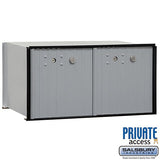 Salsbury Industries 2272P Parcel Locker 2 Doors Private Access in Aluminum