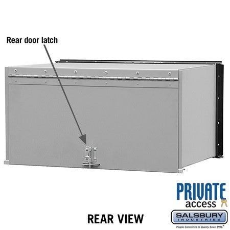 Salsbury Industries 2272P Parcel Locker 2 Doors Private Access in Aluminum