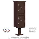 Salsbury Industries 3302GRY-U gray parcel locker usps access