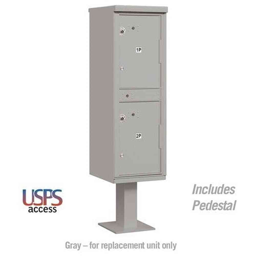 Salsbury Industries 3302SAN-U sandstone parcel locker usps access