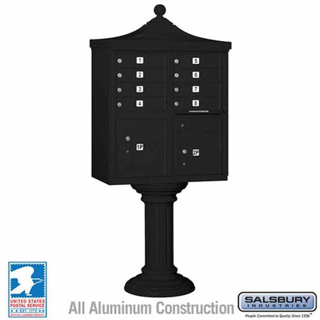 Salsbury Industries 3308R-BLK-U black regency decorative cbu usps access