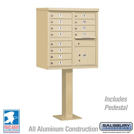 Salsbury Industries 3312SAN-U cluster box usps access, additional view