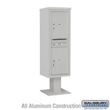Salsbury Industries 3414S-2PGRY gray pedestal mailbox