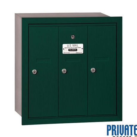 Salsbury Industries 3503GRP green vertical mailbox private access