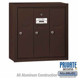 Salsbury Industries 3503ZSP bronze vertical mailbox private access