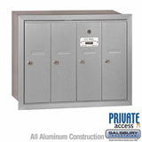 Salsbury Industries 3504ARP aluminum vertical mailbox private access