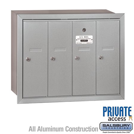Salsbury Industries 3504ARP vertical mailbox private access, additional view