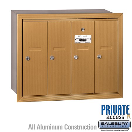 Salsbury Industries 3504BRP vertical mailbox private access, additional view