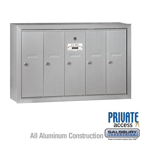Salsbury Industries 3505ASP vertical mailbox private access, additional view