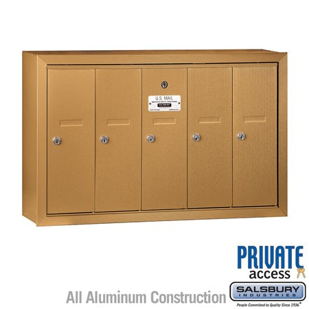 Salsbury Industries 3505BSP vertical mailbox private access, additional view