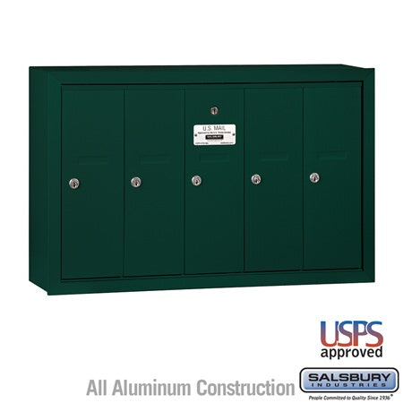 Salsbury Industries 3505GSU vertical mailbox usps access, additional view