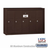 Salsbury Industries 3505ZSU bronze vertical mailbox usps access