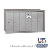 Salsbury Industries 3506ARU aluminum vertical mailbox usps access