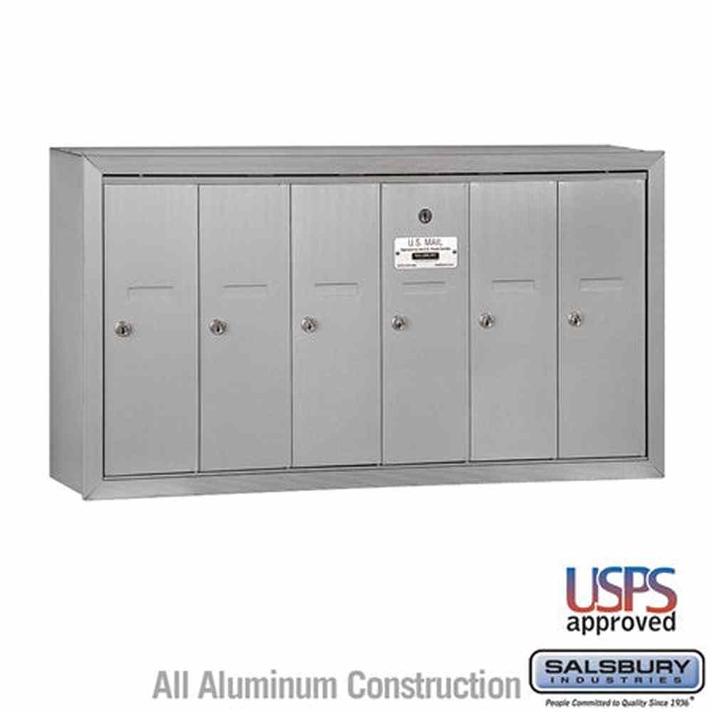 Salsbury Industries 3506ASU aluminum vertical mailbox usps access
